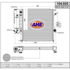 Kühler, Motorkühlung von AHE