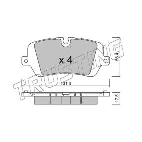 Bremsbeläge 1049.0 von TRUSTING günstig für 54,26 € online kaufen