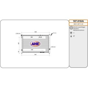 Kühler, Motorkühlung 107.010/A von AHE günstig für 91,53 € online kaufen
