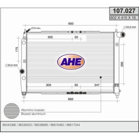 Kühler, Motorkühlung 107.027 von AHE günstig für 136,84 € online kaufen