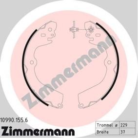 Bremsbackensatz, Feststellbremse für NISSAN von ZIMMERMANN