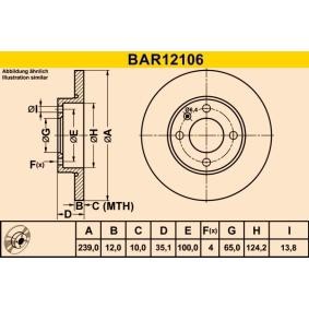 Osta Jarrulevy Barum:llä BAR12106 edullisesti hintaan 24,91 €