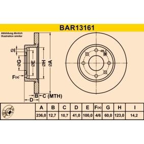 Osta Jarrulevy Barum:llä BAR13161 edullisesti hintaan 24,04 €