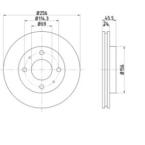 Comprar Disco de freno de Barum BAR24136 a bajo precio de 28,27 €