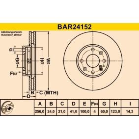 Osta Jarrulevy Barum:llä BAR24152 edullisesti hintaan 31,32 €