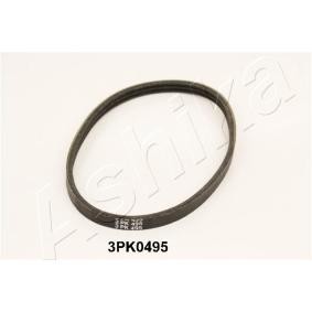 Compre Correia trapezoidal estriada da ASHIKA 112-3PK495 a um preço baixo por 4,13 €