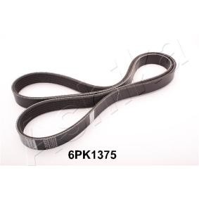 Compre Correia trapezoidal estriada da ASHIKA 112-6PK1375 a um preço baixo por 16,33 €