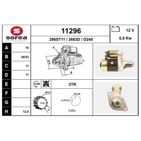 Anlasser 11296 von EAI günstig für 126,43 € online kaufen
