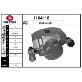 Bremssattel 1164118 von SNRA günstig für 129,35 € online kaufen