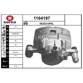 Achetez des Étrier de frein SNRA 1164197 à prix pour 121,20 €