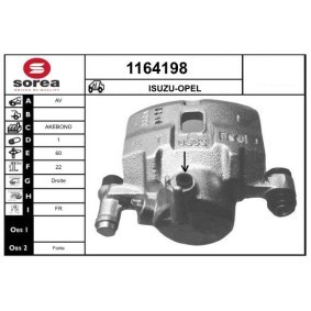 Achetez des Étrier de frein SNRA 1164198 à prix pour 121,20 €