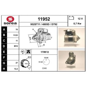 Anlasser 11952 von EAI günstig für 184,02 € online kaufen