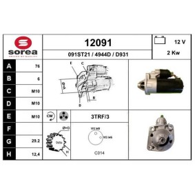 Anlasser für FORD von EAI