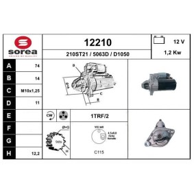 Köp Startmotor av EAI 12210 till det låga priset 2610,70 kr