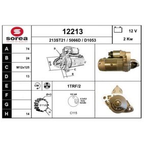Köp Startmotor av EAI 12213 till det låga priset 2479,92 kr
