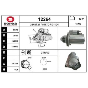 Anlasser für NISSAN von EAI