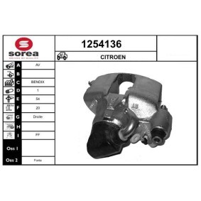 Bremssattel 1254136 von SNRA günstig für 116,23 € online kaufen