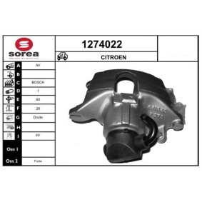 Bremssattel 1274022 von SNRA günstig für 130,98 € online kaufen