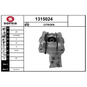 Bremssattel 1315024 von SNRA günstig für 98,26 € online kaufen