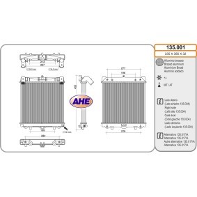 Acquista Radiatore motore da AHE 135.001 a buon mercato per soli 199,71 €