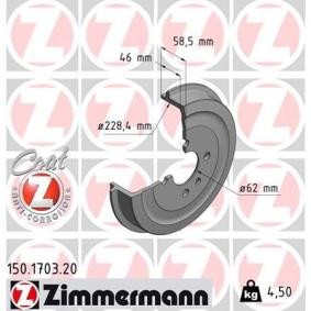 Bremstrommel für BMW von ZIMMERMANN