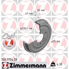 Bremstrommel für BMW von ZIMMERMANN