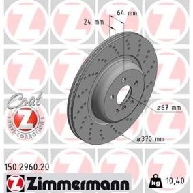 Bremsscheibe 150.2960.20 von ZIMMERMANN günstig für 155,15 € online kaufen