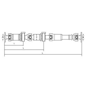 Kardanwelle 27907 FORD von SPIDAN