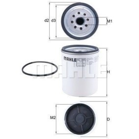 Kraftstofffilter für RENAULT TRUCKS von MAGNETI MARELLI