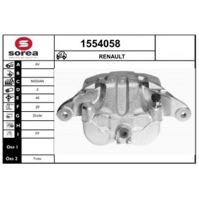 Bremssattel 1554058 von SNRA günstig für 158,76 € online kaufen