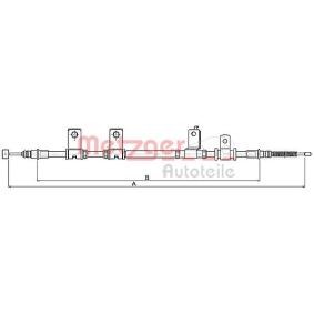 Acquista Cavo freno a mano da METZGER 17.3505A a buon mercato per soli 21,19 €