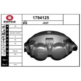Acquista Pinza freno da SNRA 1794125 a buon mercato per soli 134,36 €
