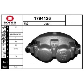 Acquista Pinza freno da SNRA 1794126 a buon mercato per soli 134,36 €