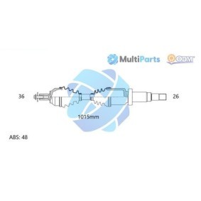Antriebswelle 18-152191 von ODM-MULTIPARTS günstig für 221,72 € online kaufen