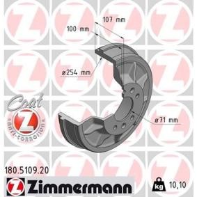 Bremstrommel 180.5109.20 von ZIMMERMANN günstig für 91,75 € online kaufen