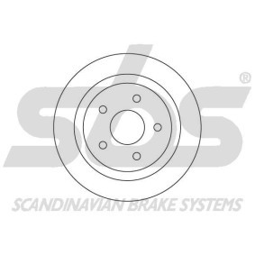 Bremsscheibe für FORD von sbs