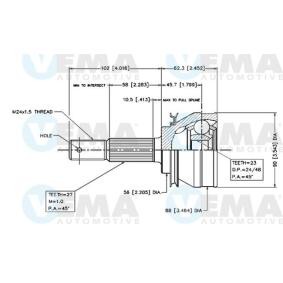 Acquista Kit giunti semiasse da VEMA 18436 a buon mercato per soli 40,31 €