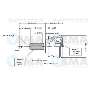 Acquista Kit giunti semiasse da VEMA 18445 a buon mercato per soli 45,78 €