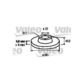 Bremsscheibe für FORD USA von VALEO
