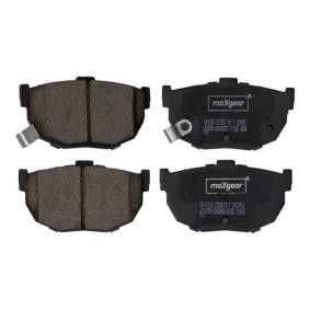 Acquista Pastiglie dei freni da MAXGEAR online per Tiburon I Coupe a prezzi moderati