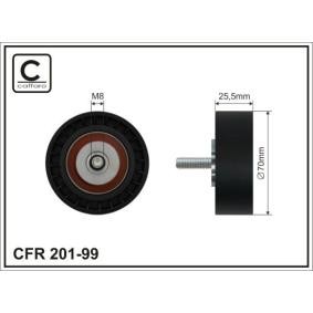 Compre Rolo tensor, correia trapezoidal estriada de CAFFARO online para Classe S Sedan (W126) a preços moderados