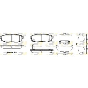 Bremsbeläge für SUBARU von ROADHOUSE