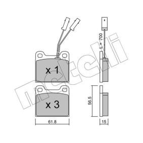 Bremsbeläge 22-0003-1 von METELLI günstig für 22,85 € online kaufen
