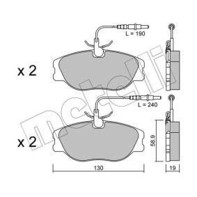 Bremsbeläge 22-0072-3 von METELLI günstig für 38,51 € online kaufen
