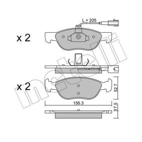 Bremsbeläge 22-0082-1 von METELLI günstig für 54,02 € online kaufen