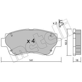 Bremsbeläge 22-0167-0 von METELLI günstig für 47,59 € online kaufen