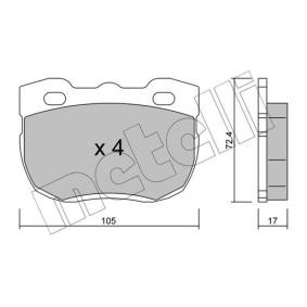 Bremsbeläge 22-0177-1 von METELLI günstig für 51,07 € online kaufen