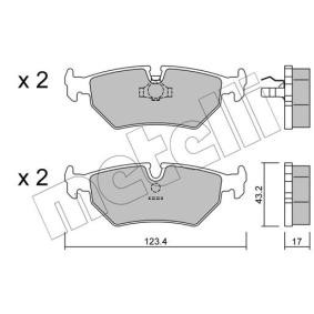 Bremsbeläge 22-0178-0 von METELLI günstig für 45,11 € online kaufen