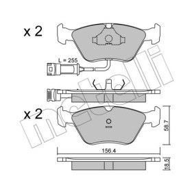 Bremsbeläge für FORD von METELLI