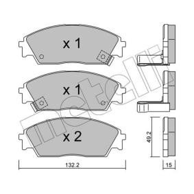 Bremsbeläge für HONDA von METELLI